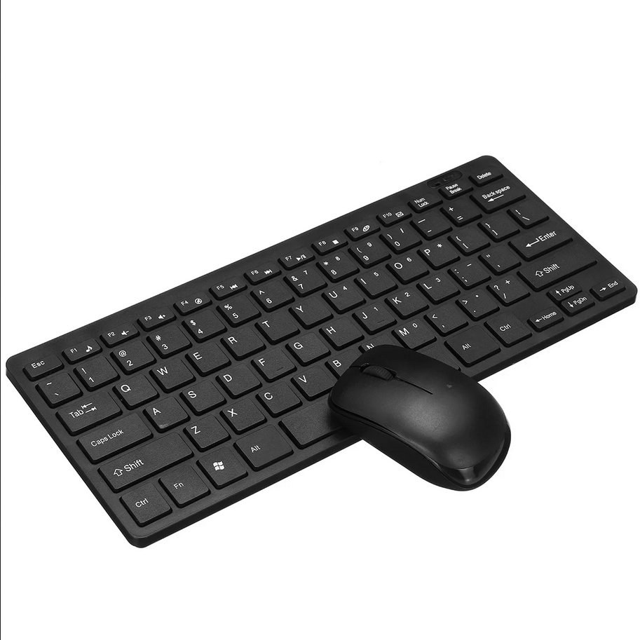 CLAVIER MINI + SOURIS SANS FIL K-03 AZERTY NOIR